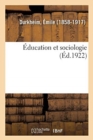 Education Et Sociologie - Book
