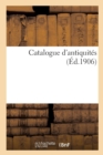 Catalogue d'Antiquit?s - Book