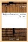 Rations Alimentaires Minima - Book