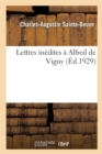 Lettres In?dites ? Alfred de Vigny - Book