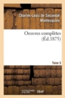 Oeuvres Completes. Tome 3 - Book