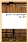 Journal d'Un Philosophe - Book