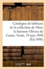 Catalogue de Tableaux Modernes Par Boudin, Corot, Desgoffe, Aquarelles Et Dessins : de la Collection de Madame La Baronne Olivera de Castro. Vente, 19 Juin 1896 - Book