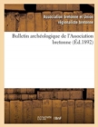 Bulletin Archeologique de l'Association Bretonne (Ed.1892) - Book