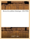 Revue de Synthese Historique (Ed.1926) - Book