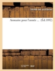 Annuaire Pour l'Annee ... (Ed.1892) - Book