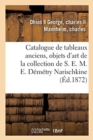 Catalogue de Tableaux Anciens, Objets d'Art de la Collection de S. E. M. E. D?m?try Narischkine - Book