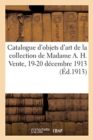 Catalogue d'Objets d'Art Et d'Ameublement, Tableaux, Dessins, Aquarelles, Estampes Du Xviiie Si?cle - Book