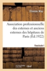 Association Professionnelle Des Externes Et Anciens Externes Des H?pitaux de Paris, Conf?rences : Fascicule I - Book