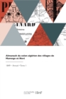 Almanach du colon algerien des villages de Marengo et Novi - Book