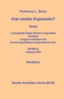 Kial venkis Esperanto? : Studo - Book