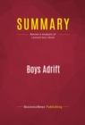 Summary: Boys Adrift : Review and Analysis of Leonard Sax's Book - eBook