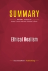 Summary: Ethical Realism : Review and Analysis of Anatol Lieven and John Hulsman's Book - eBook