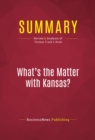 Summary: What's the Matter with Kansas? - eBook