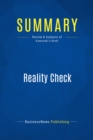 Summary: Reality Check - eBook