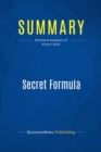 Summary: Secret Formula - eBook