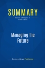 Summary: Managing the Future - eBook