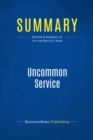 Summary: Uncommon Service - eBook