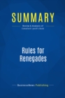 Summary: Rules for Renegades - eBook