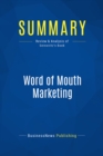 Summary: Word of Mouth Marketing - eBook