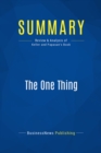 Summary: The One Thing - eBook