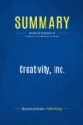 Summary: Creativity, Inc. - eBook