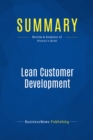 Summary: Lean Customer Development - eBook