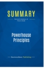 Summary : Powerhouse Principles:Review and Analysis of Perez's Book - Book