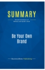 Summary : Be Your Own Brand:Review and Analysis of McNally and Speak's Book - Book