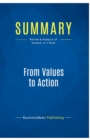 Summary : From Values to Action:Review and Analysis of Kraemer Jr.'s Book - Book