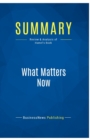 Summary : What Matters Now:Review and Analysis of Hamel's Book - Book