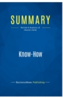 Summary : Know-How:Review and Analysis of Charan's Book - Book