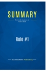 Summary : Rule #1:Review and Analysis of Town's Book - Book