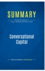 Summary : Conversational Capital:Review and Analysis of Cesvet, Babinsky and Alper's Book - Book