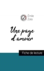 Une page d'amour de Emile Zola (fiche de lecture et analyse complete de l'oeuvre) - Book