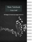 Music Notebook - Wide Staff - Book