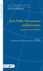 Joint Public Procurement and Innovation - eBook