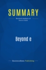 Summary: Beyond e - eBook