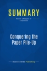 Summary: Conquering the Paper Pile-Up - eBook