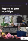 Rapports Au Genre En Politique : Petits Accommodements Du Quotidien - Book