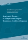 Analyse du discours et comparaison : enjeux th?oriques et m?thodologiques - Book