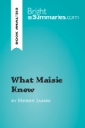 What Maisie Knew by Henry James (Book Analysis) : Detailed Summary, Analysis and Reading Guide - eBook