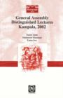 General Assembly Distinguished Lectures Kampala, 2002 - Book