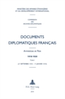 Documents Diplomatiques Francais : Armistices Et Paix - 1918-1920 - Tome I (27 Septembre 1918 - 17 Janvier 1919) - Book