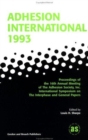 Adhesion International 1993 - Book