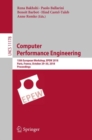 Computer Performance Engineering : 15th European Workshop, EPEW 2018, Paris, France, October 29-30, 2018, Proceedings - Book