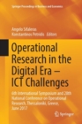 Operational Research in the Digital Era - ICT Challenges : 6th International Symposium and 28th National Conference on Operational Research, Thessaloniki, Greece, June 2017 - Book