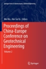 Proceedings of China-Europe Conference on Geotechnical Engineering : Volume 2 - Book