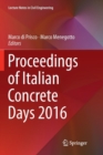 Proceedings of Italian Concrete Days 2016 - Book
