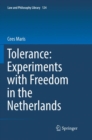 Tolerance : Experiments with Freedom in the Netherlands - Book